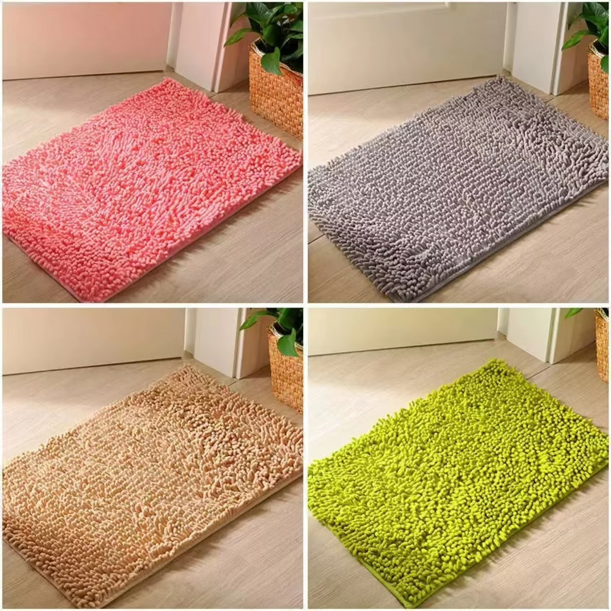 Soft Chenille Bathroom & Bedroom Mat