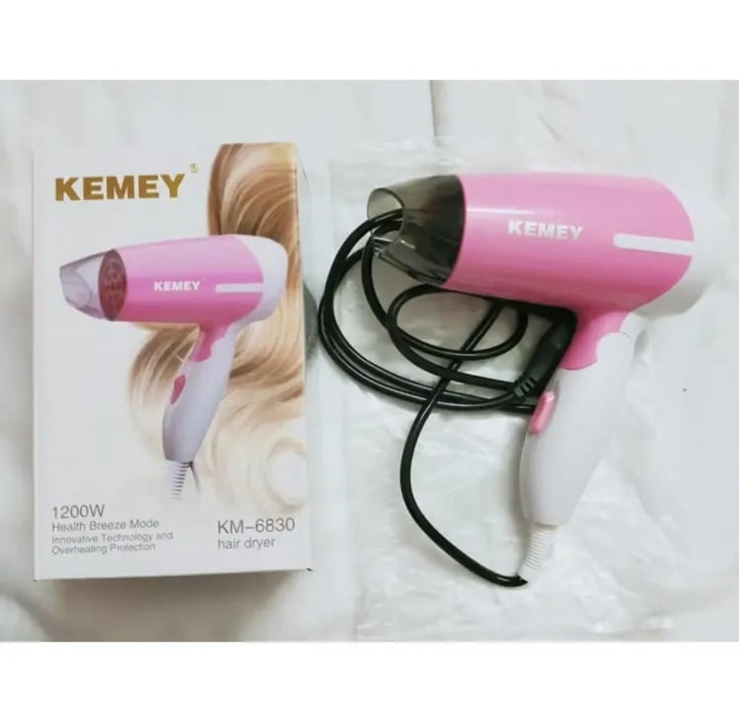 KEMEY Hair dryer 1200w Powerful hair dryer