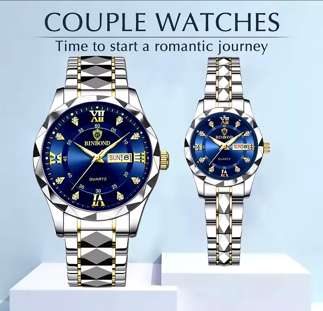 Luxurious BINBOND Brand's Couple watch